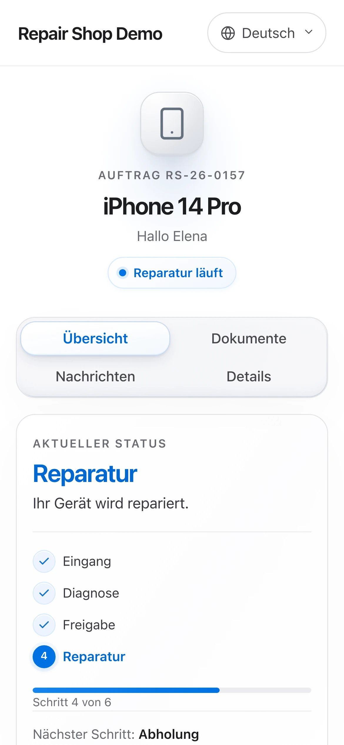 PS Core – Kundenportal