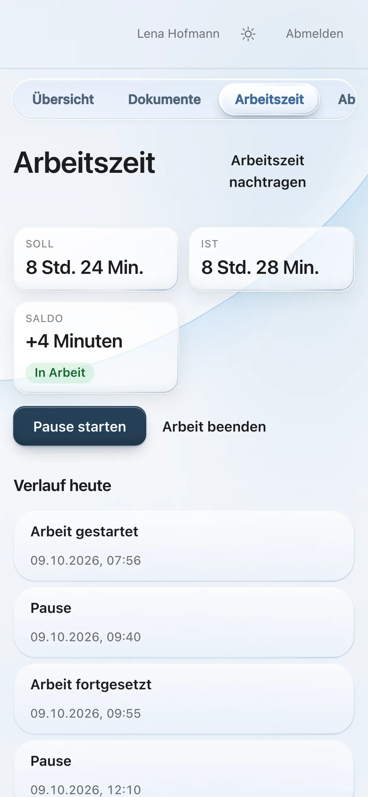 PS Core – Mitarbeiterportal