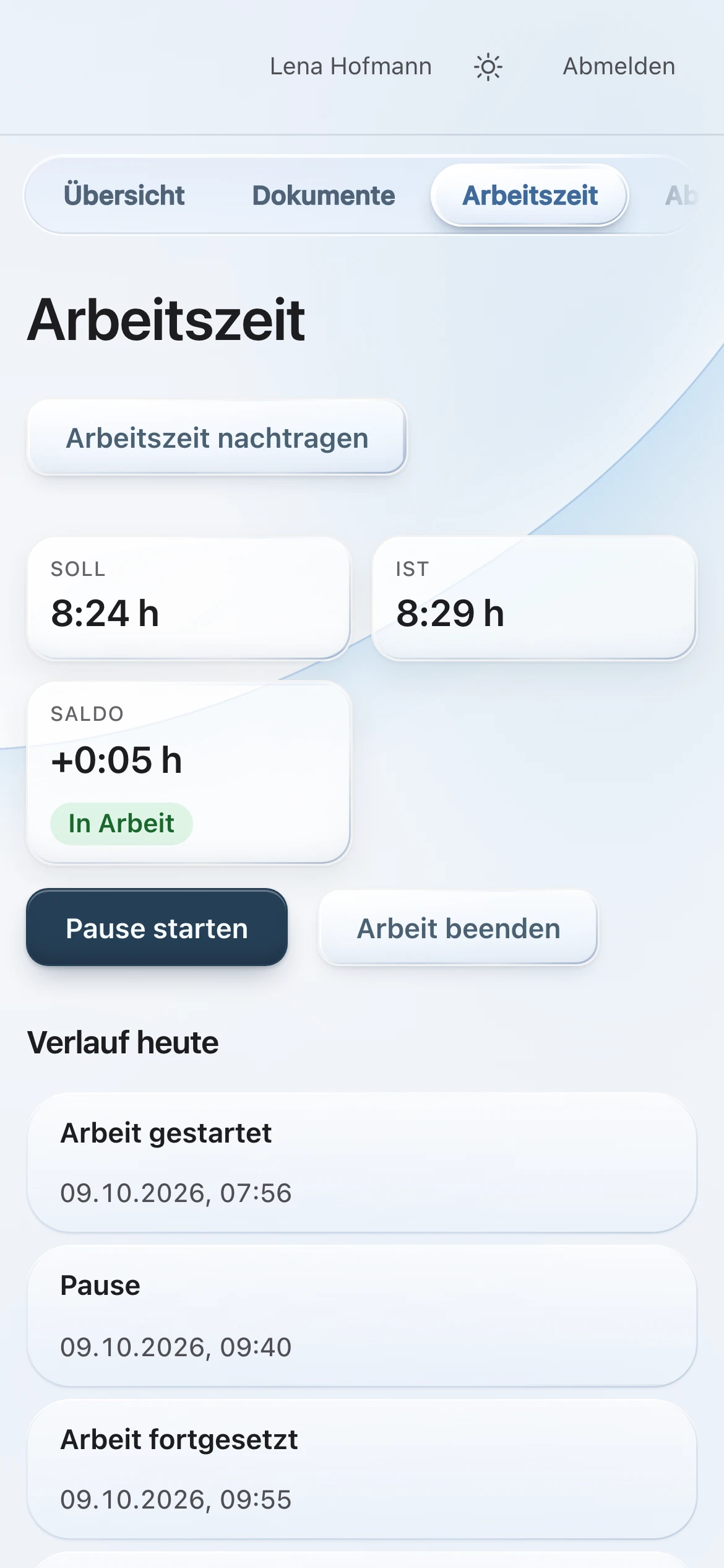 PS Core – Mitarbeiterportal