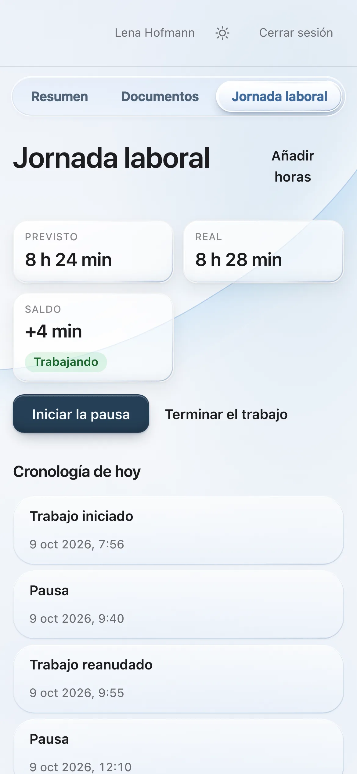 PS Core – Portal del empleado