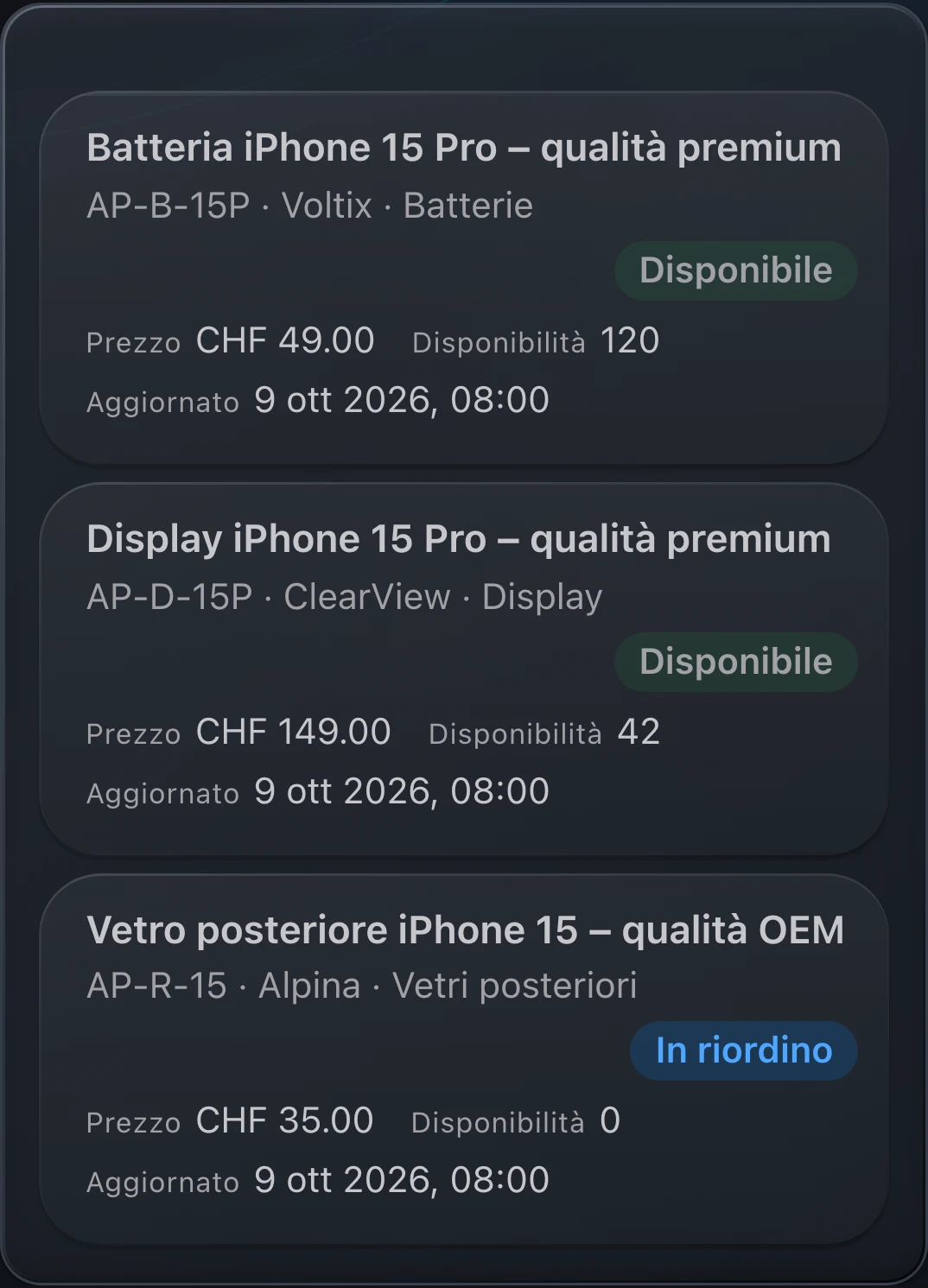 PS Core – Ricambi in pochi clic.