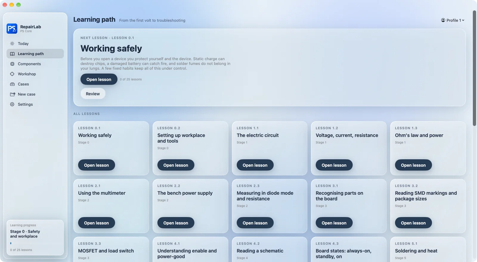 RepairLab – From the first volt
to fault finding.