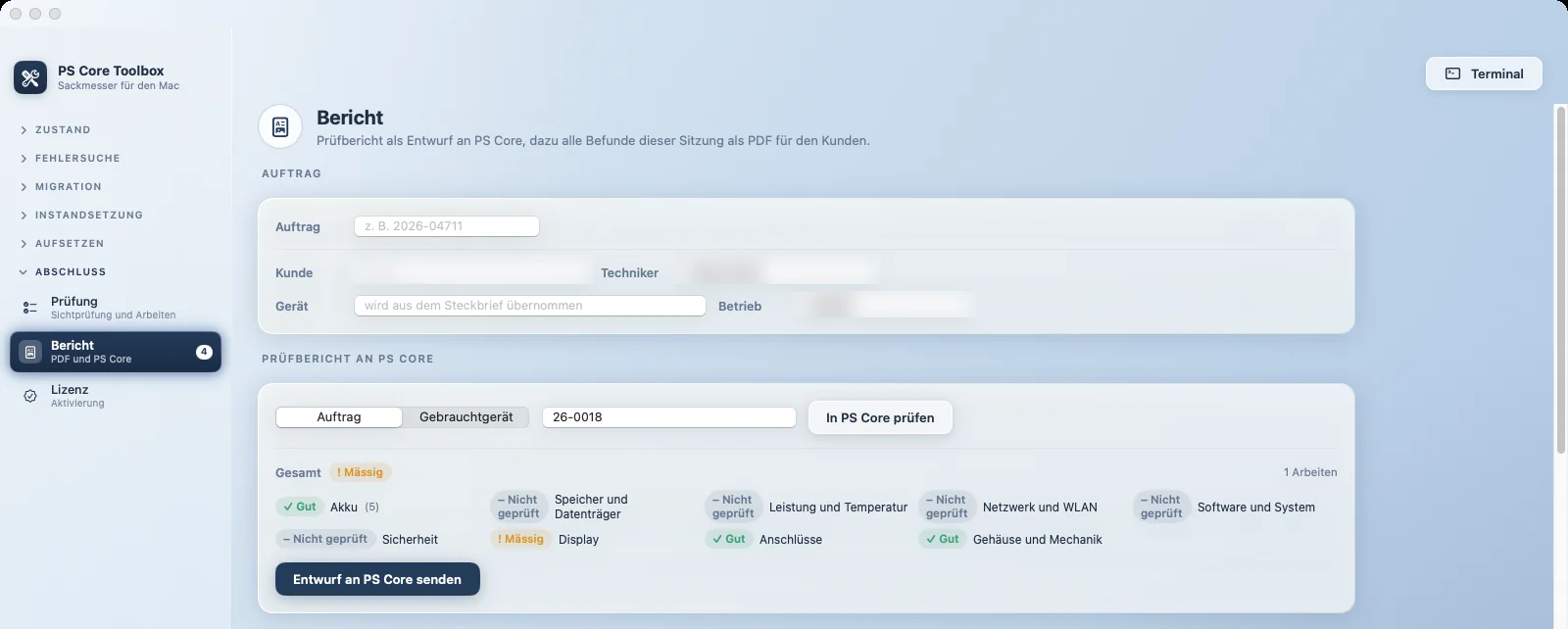 PS Core Toolbox – Ein Bericht,
direkt in PS Core.